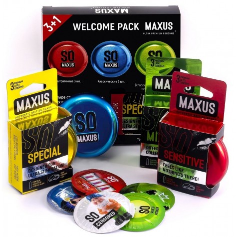 Набор презервативов MAXUS Welcome Pack