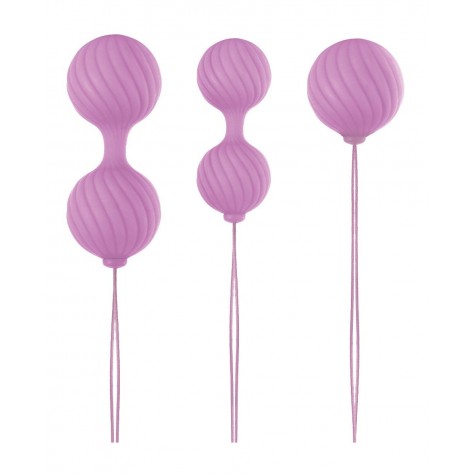 Набор розовых вагинальных шариков Luxe O' Weighted Kegel Balls